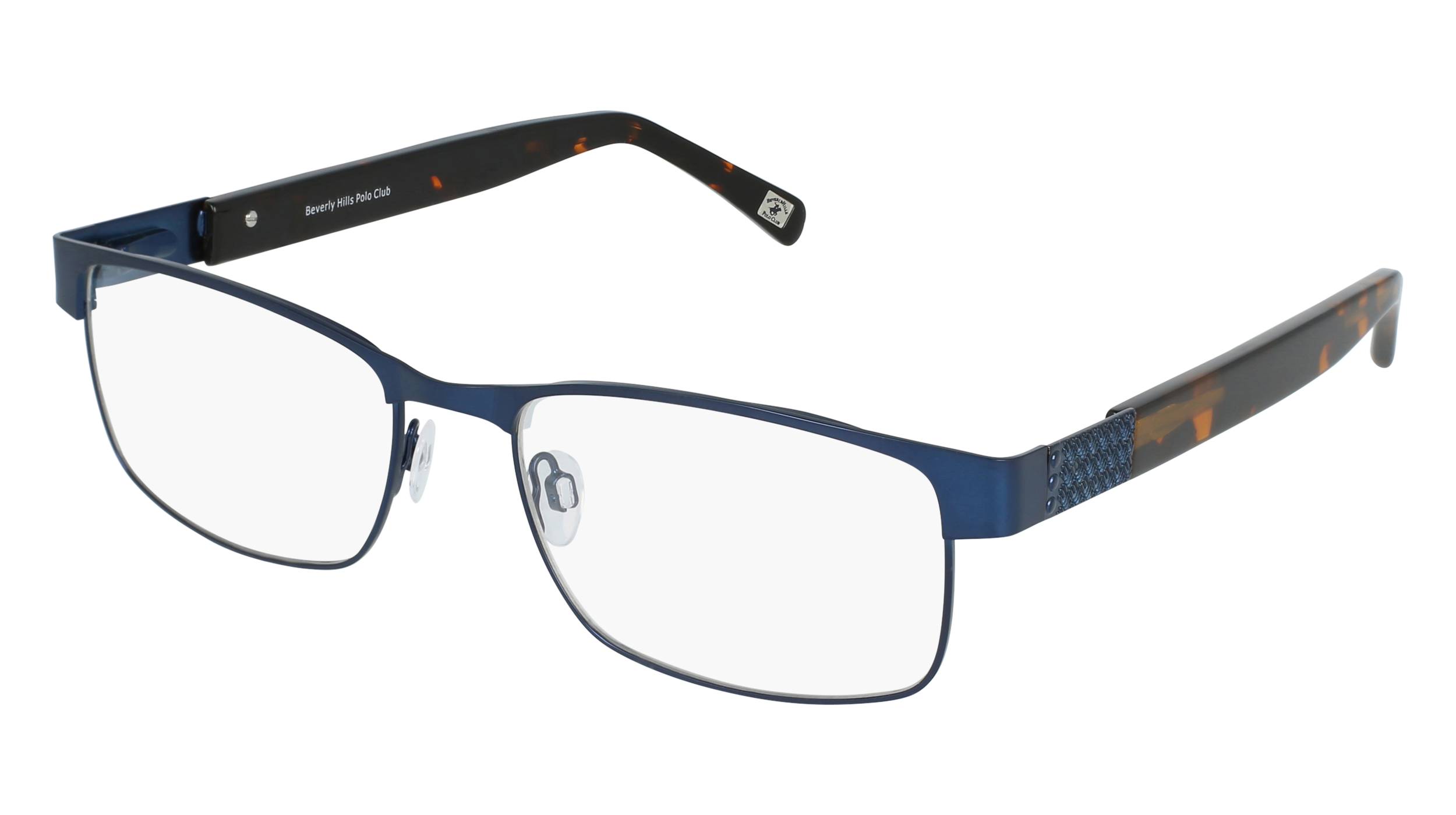 Beverly Hills Polo Club Bhpc 82 Blue Men S Eyeglasses Boscov S Optical